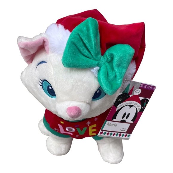 Disney Store Aristocats Marie Cat Kitten Holiday Plush - Picture 10 of 11